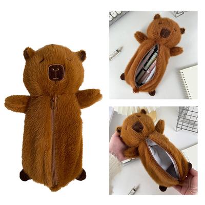 Plush Pencil Case For Kids and Adults Cute Plush Pencil Bag Soft Plush Pen Holder Pencil Pouches Plush Pencil Organizers