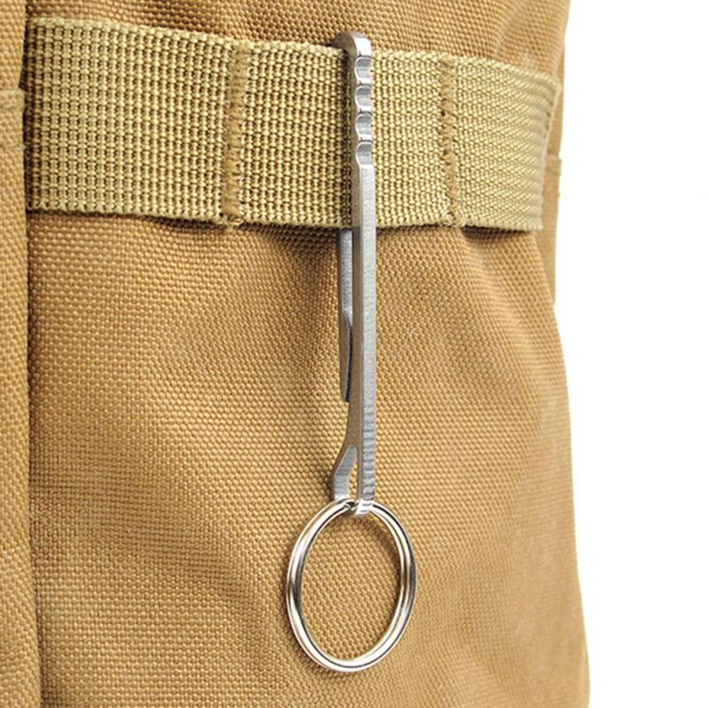 Multi-function Key Chain Clip Keychain for Outdoor Camping Traveling Bag Accessories