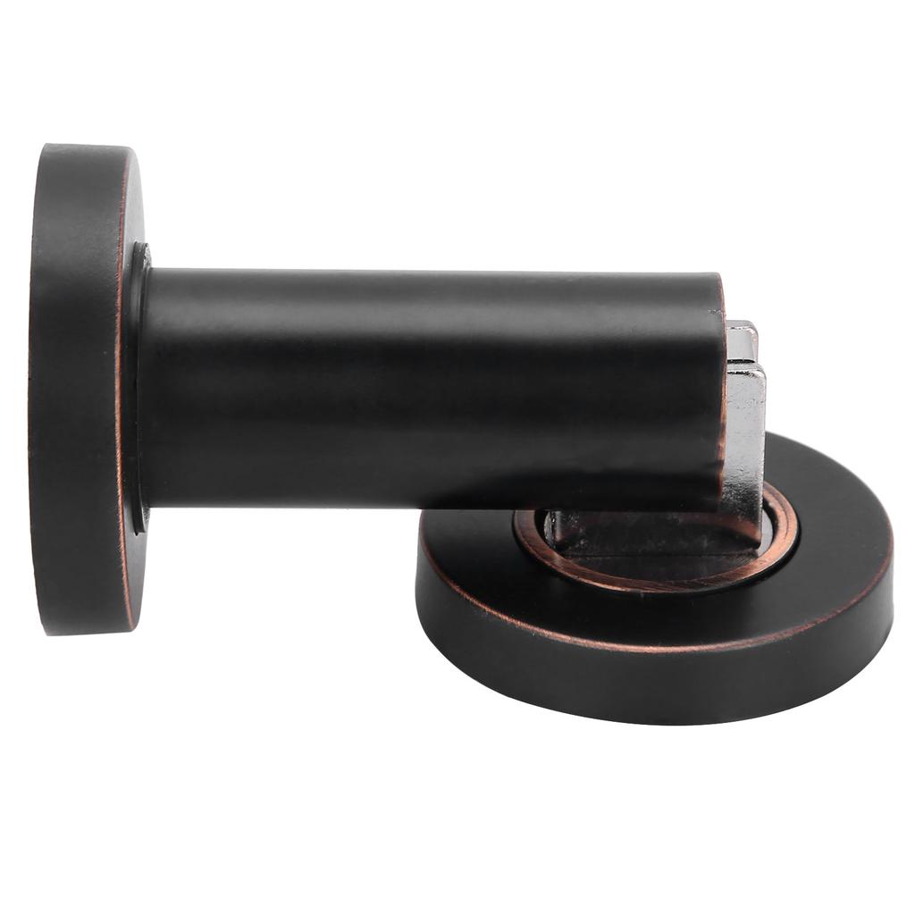 Magnetischer Türstopper Zinklegierung Türen Festhalter Set für Zuhause Büro Gewerbliche Nutzung(RotSchwarz )