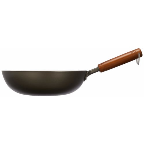 Hasemoto Pure Titanium Wooden Handle Frying Pan, 26cm, Body: Titanium, Handle: Wood, Japan, AIT1226