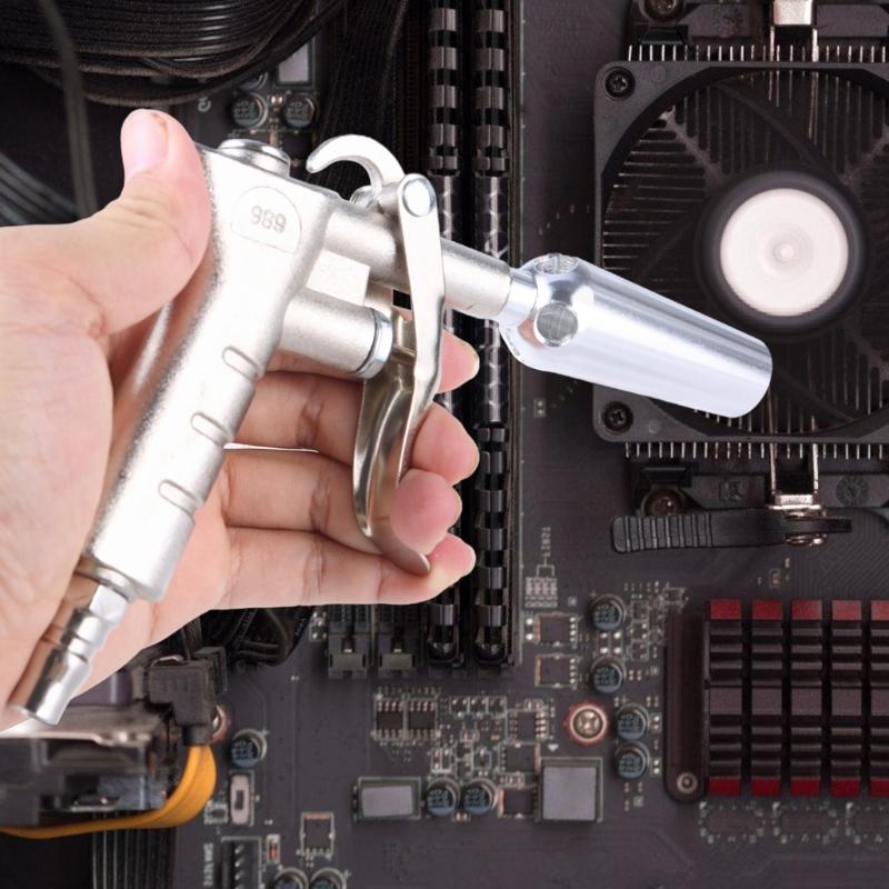 Pistoale de curățare cu aer de precizie cu duză reglabilă și conectori 1/4, construcții din aluminiu și cupru