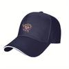 Happy Love Day Script Baseball Cap Breathable Cotton Adjustable Snapback Casual Hat for Unisex Adults