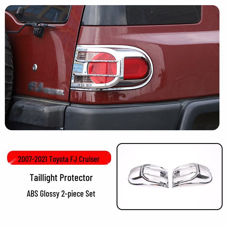 Coperture Nere Warrior per Luci e Telaio per Toyota FJ Cruiser: Protezione Fendinebbia Anteriori, Luci Posteriori, Indicatori di Direzione