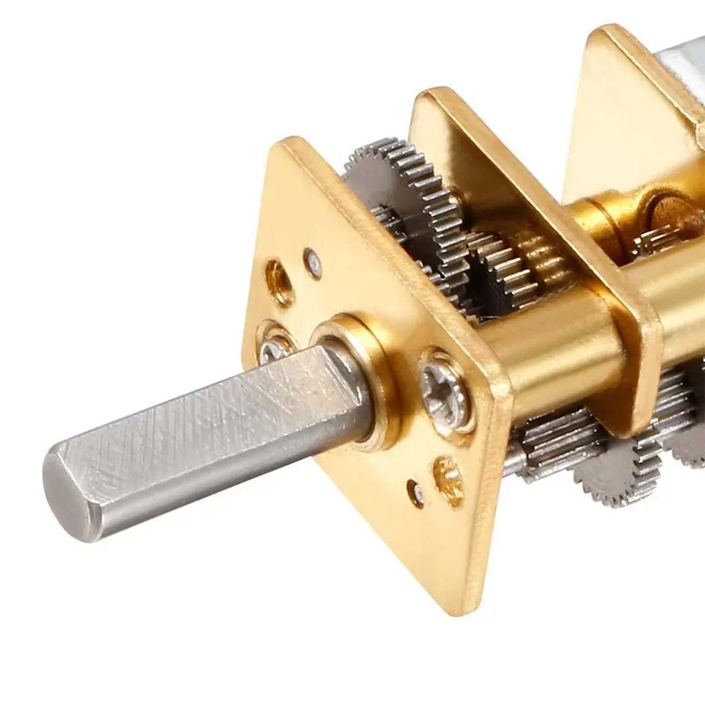 GA12-N20 Micro Motore a Riduzione in Metallo 3V 6V 12V Bassa Velocità Micro DC Spazzolato con Riduttore
