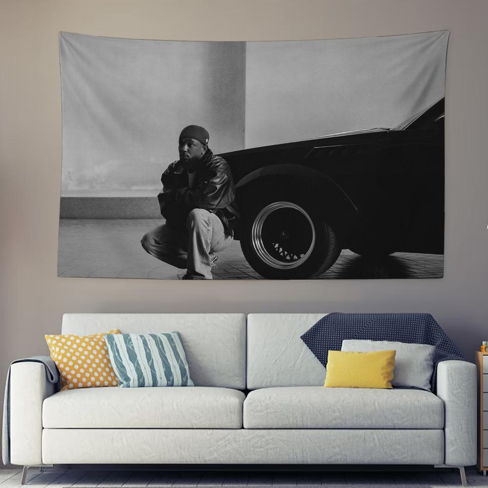 

Rapper Cool KKendrick Lamar GNX Tapestry Background Hanging Cloth Bedroom Tapestry Room Decor Aesthetic Tapestry Wall Hanging 74x94cm(29x37in)