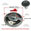 57mm Iron Shell 5W 8 Ohm Loud Magnet Speaker with Full Paper Cone for Radio Broadcast