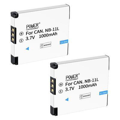 Power-connoisseur" Canon Camera Compatible Battery IXUS 132 3.7V 1000mAh Replacement Battery (2-pack)