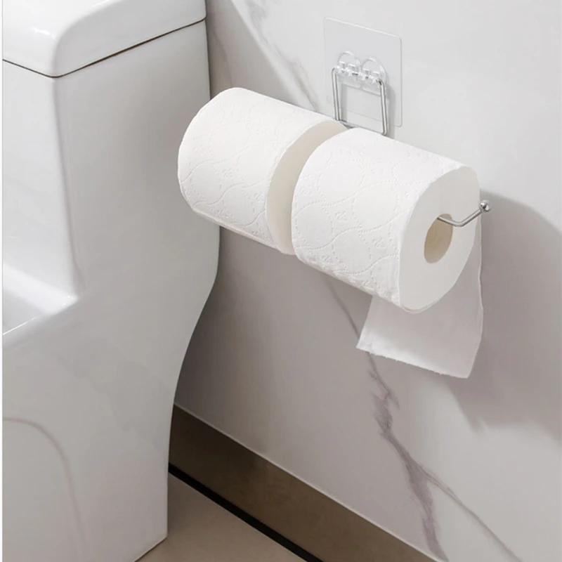 Hanging Toilet Paper Holder Roll Paper Holder Bathroom Towel Rack Stand Paper Rack Home Storage Racks Restroom accessories Shelf