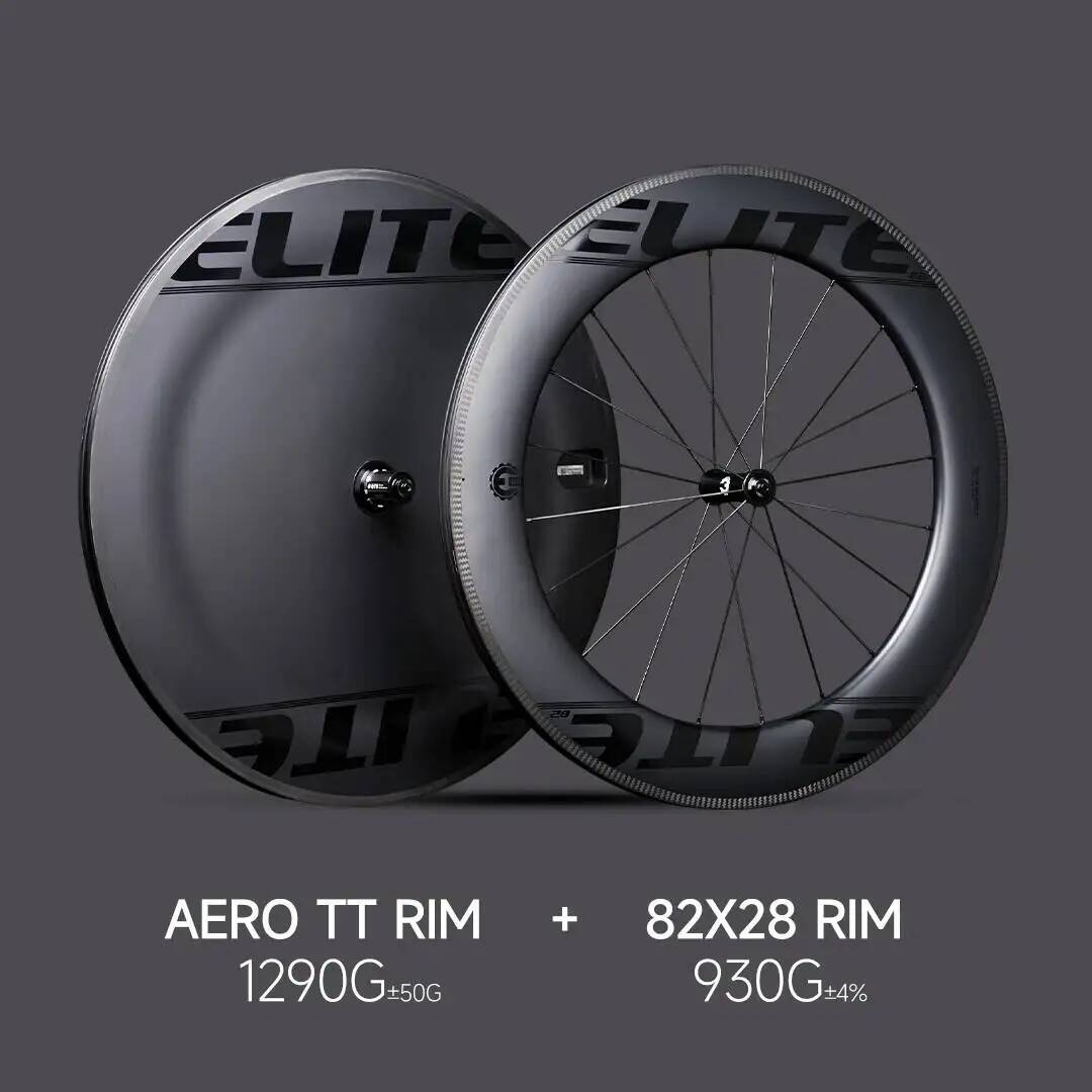 ELITEWHEELS AERO-TT Wheels Carbon Fiber Triathlon
