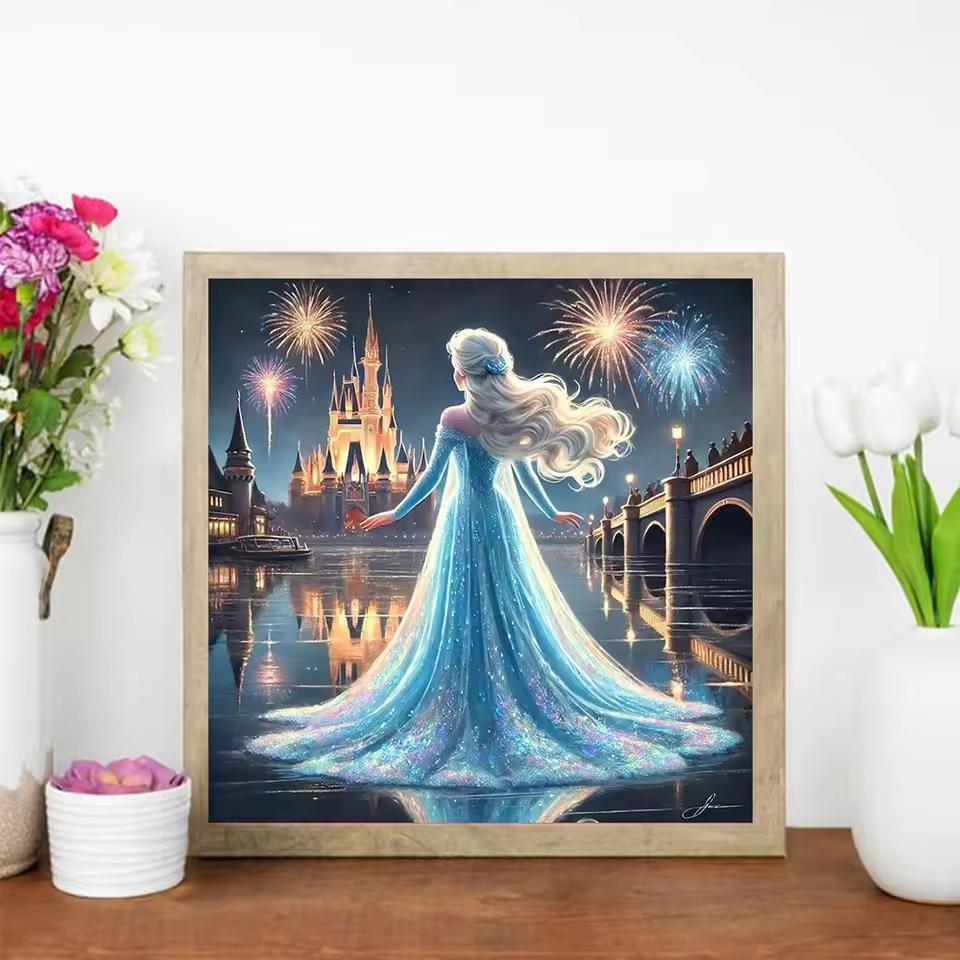 Disney Princesses Diamond Painting Kit 5D DIY Diamond Embroidery Cross Stitch Handmade Art Gift Crafts Home Decor