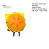 Hamburger Backpack with Adjustable Straps Realistic 3D Design Large Capacity Spacious Compartments Cheeseburger Backpack Storage Pouch
