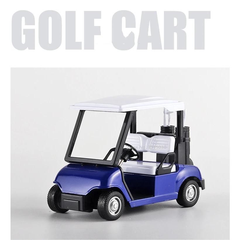 Modello di Golf Cart in Lega Scala 1/20 Giocattoli Modello di Auto in Metallo Diecast Alta Simulazione Veicolo Giocattolo a Retrazione Collezione Regalo di Compleanno per Ragazzo