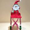 Long Leg 3D Christmas Plush Cap Warm Soft Snowman Party Hat Reindeer Character Cap  Photo Props