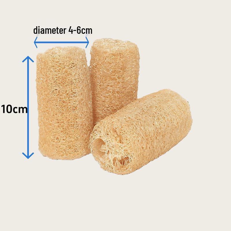 Loofah Dishwashing Brush & Sponge - Non-Stick Oil Remover for Pots and Dishcloths