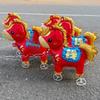 4D Cartoon Foil Balloons Elephant Stand Walking Balloon With Wheel For Kids Birthday Party Decoration Baby Shower