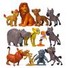 MINISO 12Pcs/Set Anime Cartoon The Lion Guard King Kion Simba PVC High Quality Action Figures Bunga Beshte Fuli Ono Figurines Doll Toys