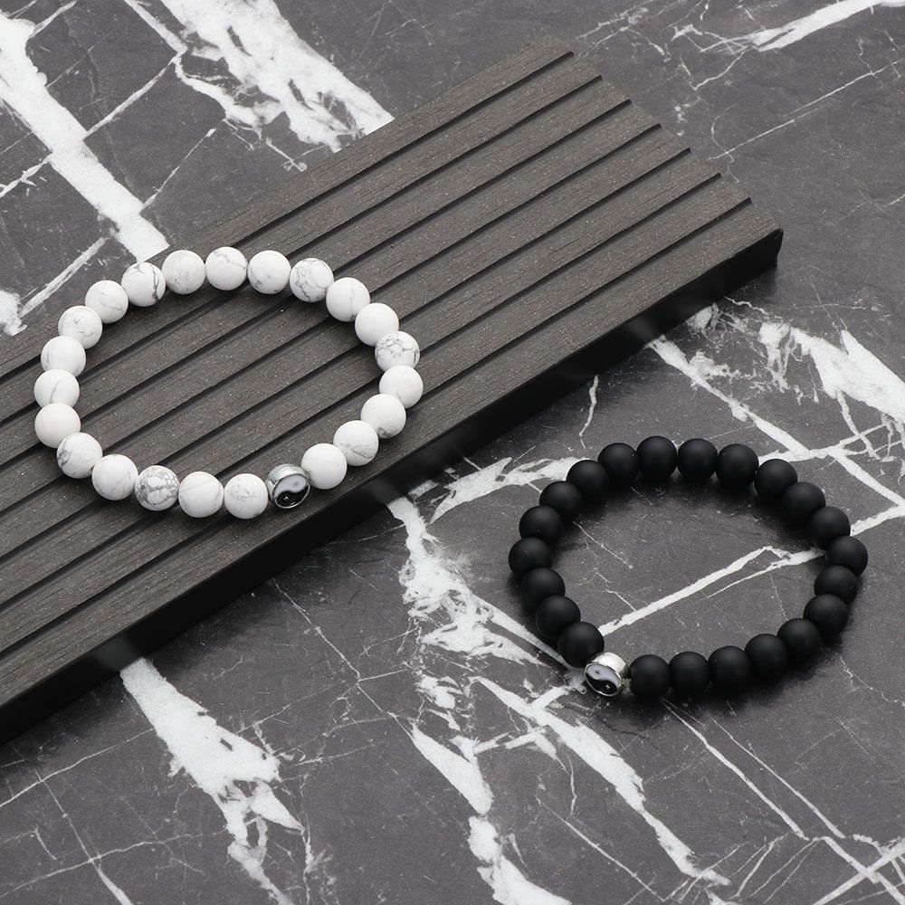 Fashion Accessories Best Friends Gift Braided Hand Rope Yin Yang Charm Pendant Bracelet Wristband