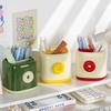 Plastic Student Pen Holder Interesting Stationery Organizer Pencil Storage Box  Home Office Decor