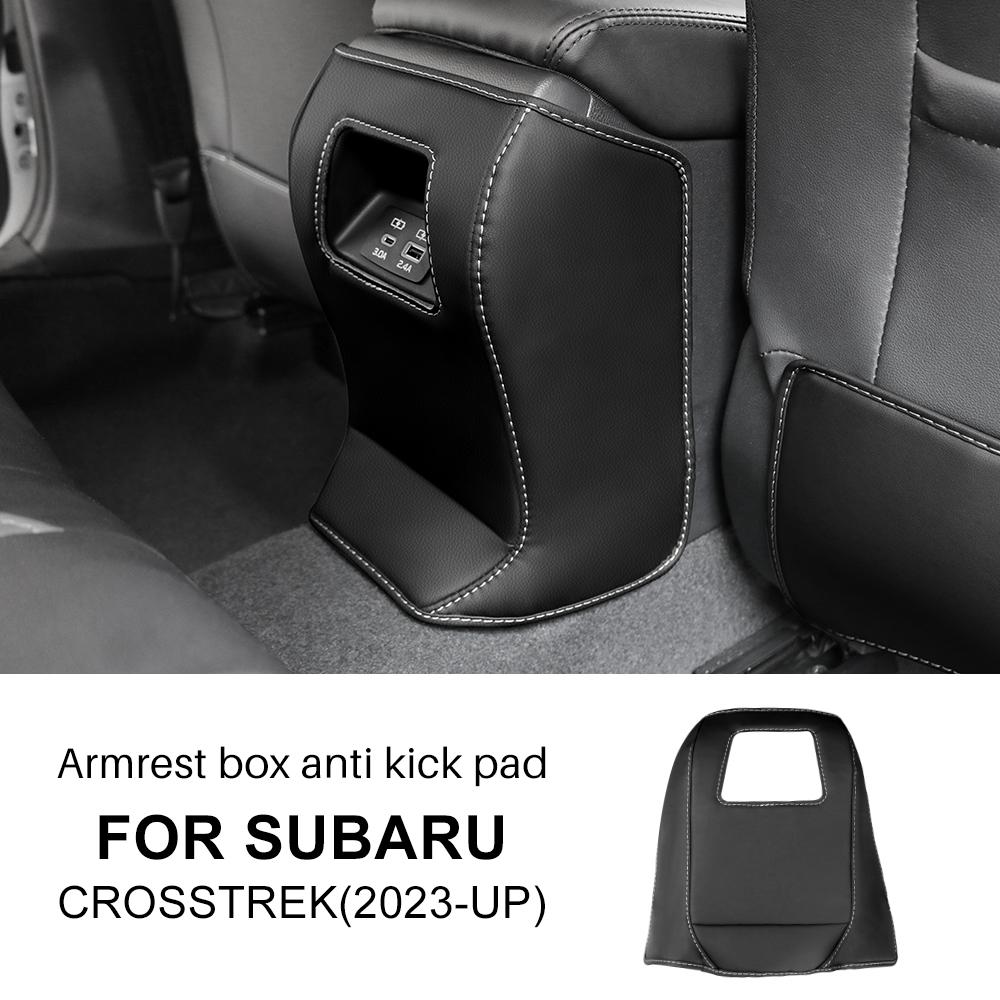 Car Seat Back For Subaru Crosstrek 2025 For Impreza 2025 Car PU Leather Anti Kick Pad Protector Armrest Box Anti Scratch Mats