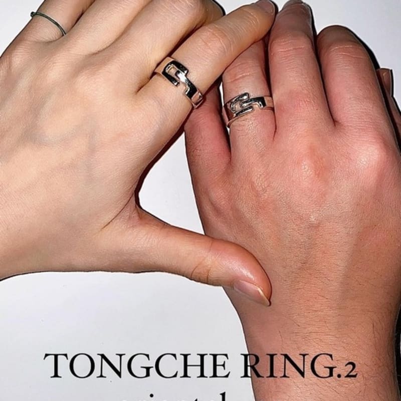 

TONGCHE Стопорне кільце Guardian Замок Східна версія. [Кільце для пари/Кільце дружби/Кільце для одинака/Дорогоцінне кільце] 8