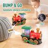 360 Rotation Electric Steam Train Toy with Steam Locomotive, Smoke, Light, Sound