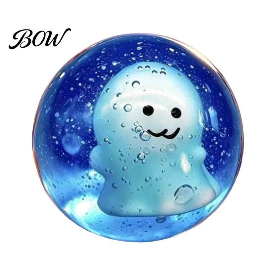 Birthday Gifts for Stress Relief Slow Rising Pumpkin Ghost Ball, Soft TPR Fidget Toy Hand Therapy Balls Anxiety And Focus, Portable Exerciser