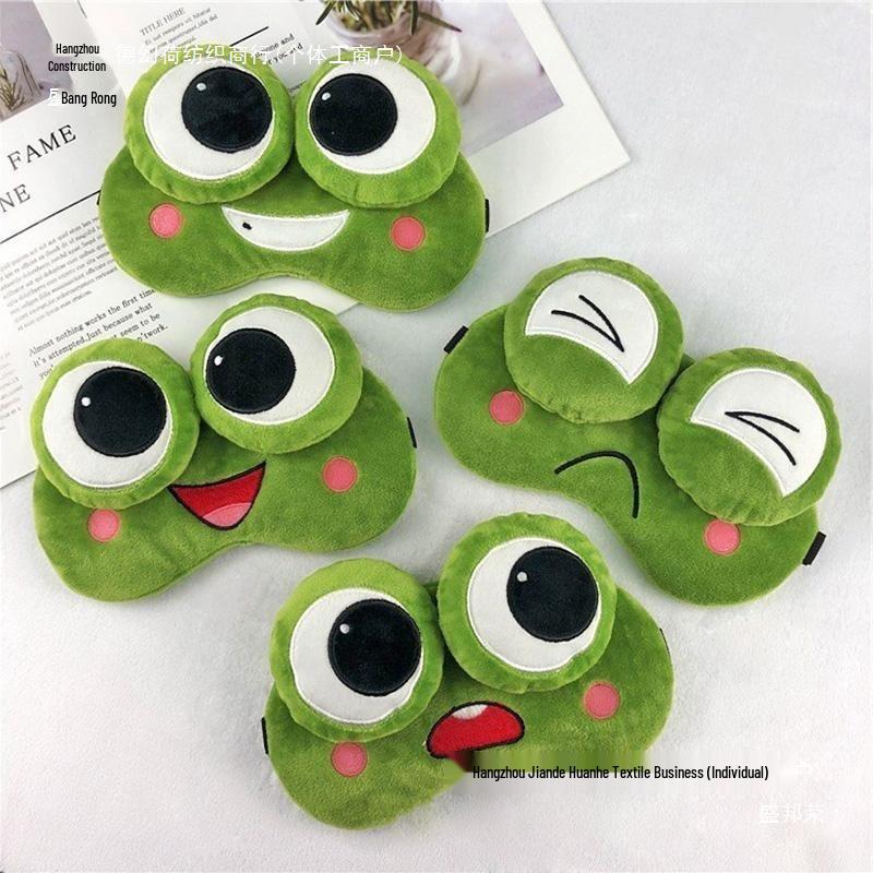 Funny Frog Eye Mask for Sleep and Fatigue Relief