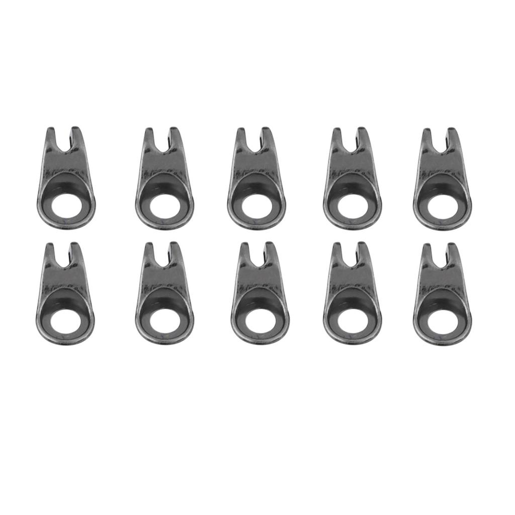 20x Boot Lace Hooks Lace Fittings Buckles With Rivets for Repair Camp Hike Climb Accessories