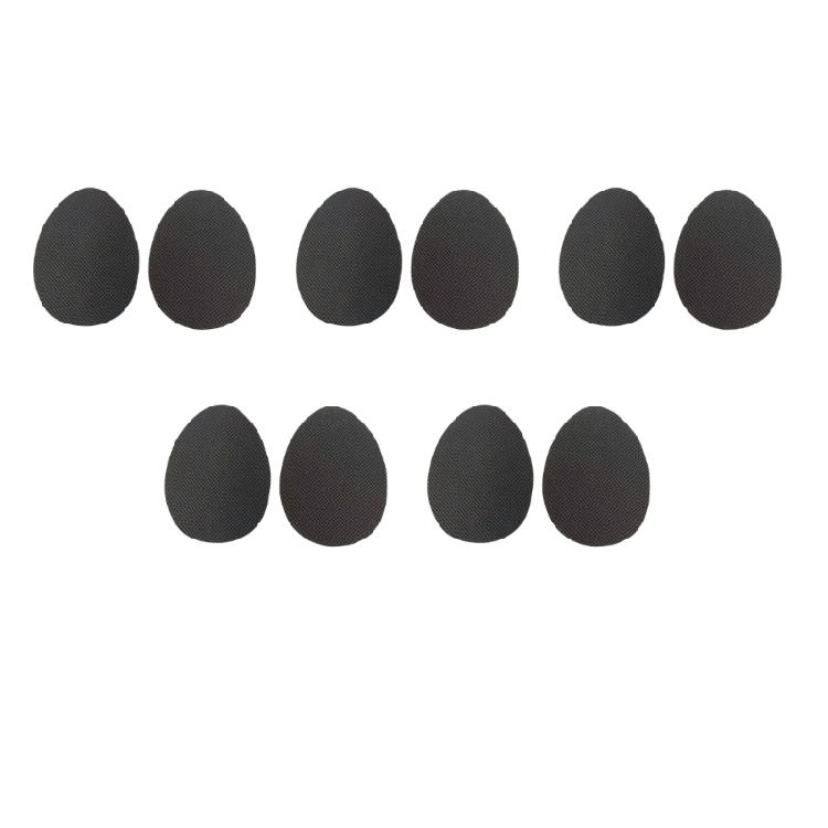10Pcs Shoe Pads Nonslip Adhesive Soles Protector Patches for Dance Shoes and High Heels Footwear Enhances Durability