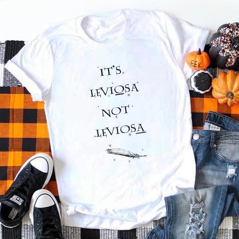 T-shirt Estiva Deathly Hallows Top Stampato T-shirt da Donna Casual Tre Fratelli Talle Bianco T-shirt alla Moda Top da Donna Abbigliamento