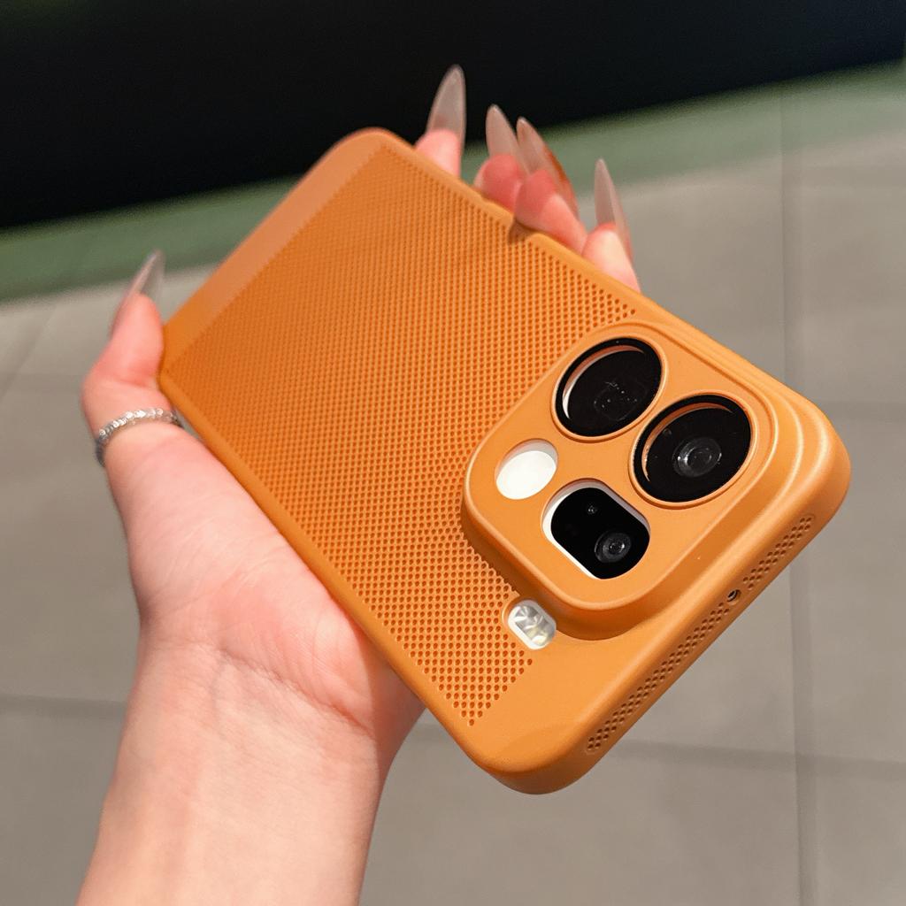 Für OPPO Find X9 Pro Hitzableitung Harte Handyhülle für OPPO Find X 9 FindX9pro Kühlende Wabenstruktur PC-Abdeckung Hüllen Schale
