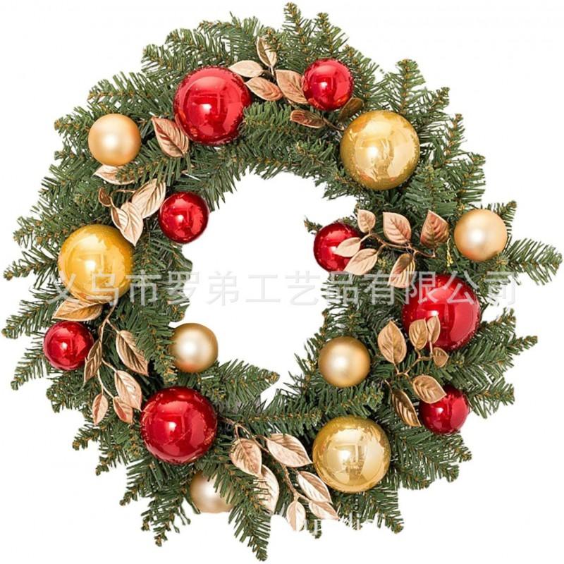 Christmas Wreath Door Hanging Decor Home Mall Window Party Festive Simulation Ornament