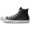 All Star Leather High 'Black' (Unisex) Black Canvas Shoes 132170C
