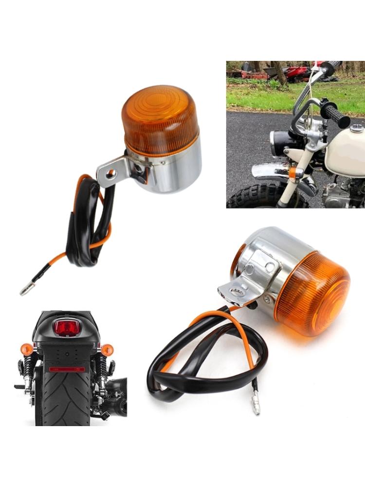 12V LED Turn Signal Kit Front Turn Signal Light Modified Amber Light  LED Motorcycle Turn Signal Light