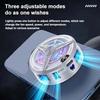With Blue Light Portable Game Heat Sink Air Cooling LED Light Cooling Fan  E-sports Live Streaming