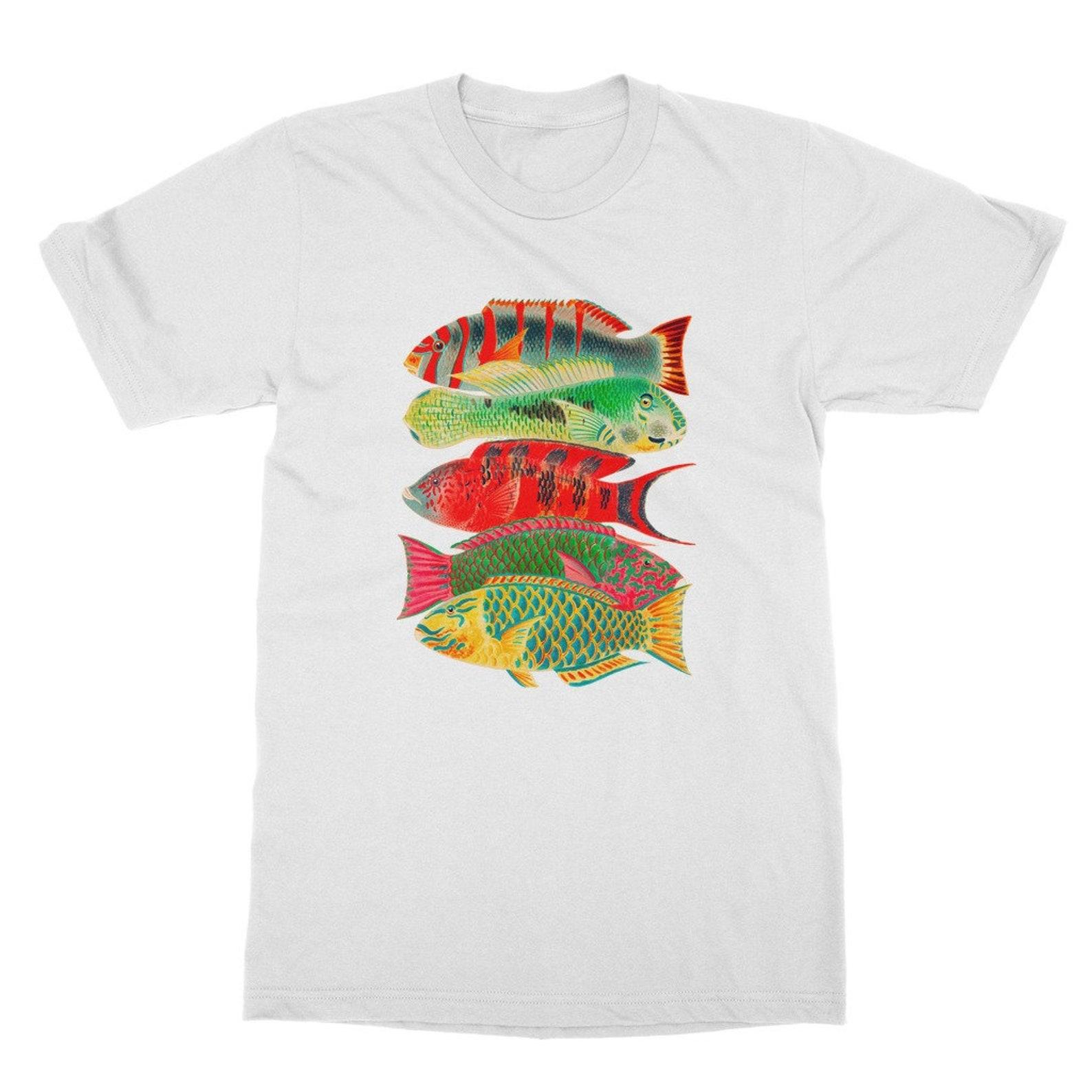 Colourful Fish T-Shirt - Classic Unisex Style L