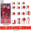 30 Pieces Painted Cane Candy Christmas Ball Decorations Shatterproof Christmas Tree Ornaments Small Christmas Ball Gift Box