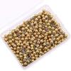 480/500Pcs Push Pin with Clear Plastic Box Metallic Color Round Ball Head Cork Bulletin Board Whiteboard Wall Map Photo Fixing Thumbtack Office