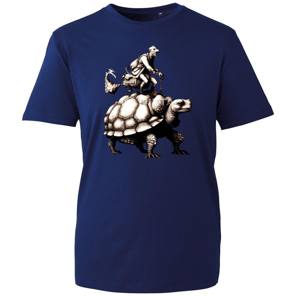 Goblin Tortoise Rider Unisex TShirt Dark Fantasy Tattoo Ink Art Gamer Gift NEW S