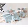 Set Doudou et Hochet - Kiokids - Chaton rose - Polyester et EVA - Petit double - 2 unités