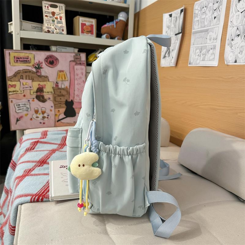 Student's Large Capacity Schoolbag Women's Embroidered Backpack