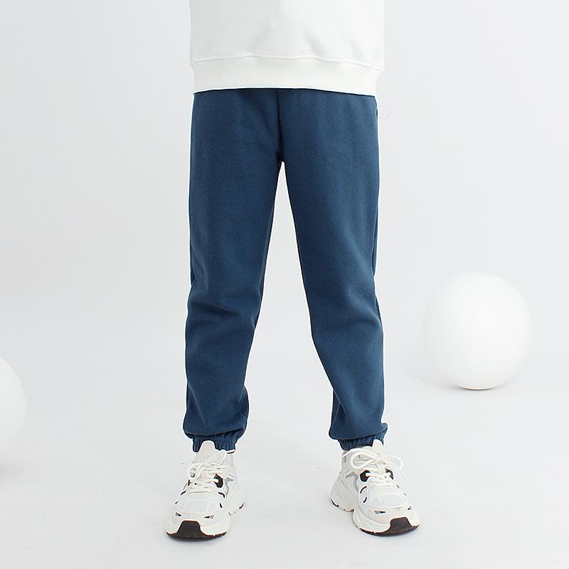Korean Style Big Kids Solid Color Casual Anti Mosquito Sports Long Pants Spring Autumn