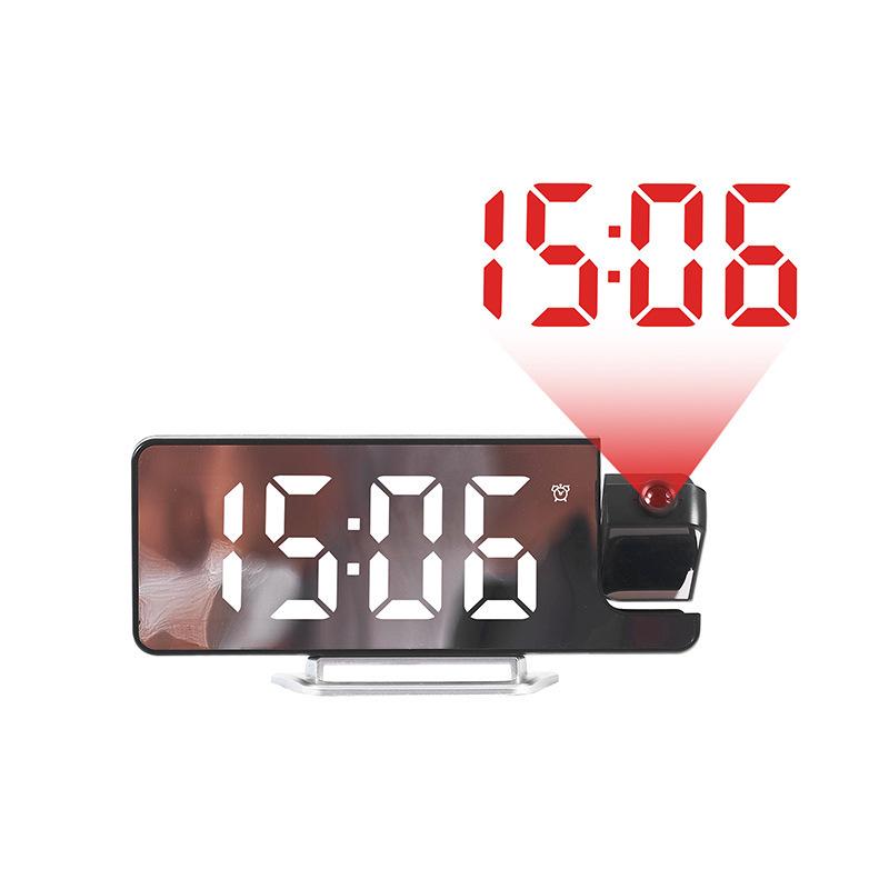 LED Large Screen Projection Alarm Clock with Temperature Display - Popular with Internet Celebrities