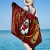 Kansas Chiefs Logo Microfiber Beach Towel, Lightweight And Quick-Dry, for Summer Travel, Beach Essential, Swimming Pool