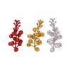 10PCS Christmas Red Fruit 12 Head Foam Dusting Berry with Wire Christmas Wreath Rattan Decoration Christmas Accessories