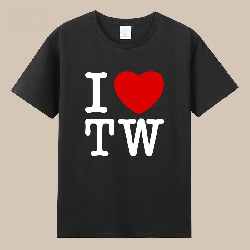 

I Love Beijing anghai Hong Kong Taiwan New York Bangkok Tirt Crew Ne ort Sve Faion Urban Loose Fit Unisexs 4XL