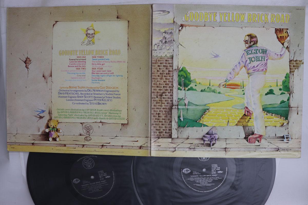 Виниловая пластинка ELTON JOHN Goodbye Yellow Brick Road K18P207 DJM 1981 Япония Рок Б/у