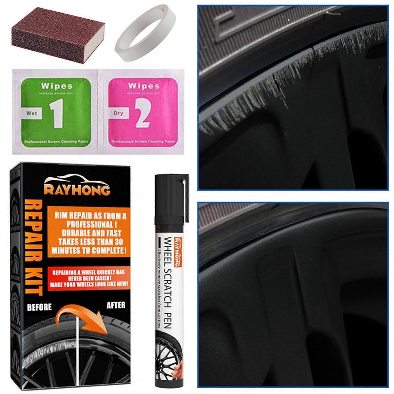wheel touch-up paint for cars Easy DIY Wheel Scratch Repair Garage DIY auto maintenance