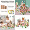 Wooden House Construction Free Assembly Of Building Blocks Children Toy Set For Creative Play And Learning