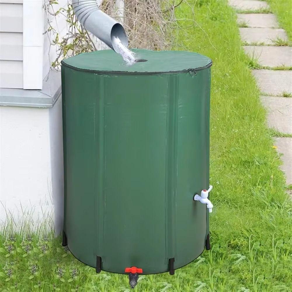 Durable Collapsible Rain Barrel 50-500L Garden Water Catcher Water Storage Container  Garden Tools